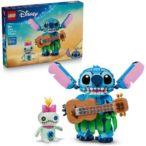 Disney | 43296 Stitch e Scrump, 2 Action Figure Giocattolo con Accessori, Decorazione Cameretta, Regalo per Bambini 9+ - Foto 16