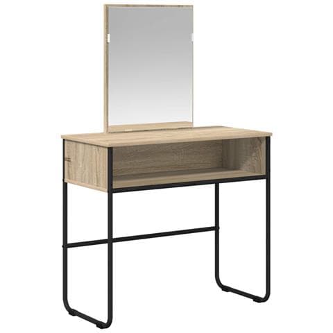 Tavolo da Trucco con lo scaffale Rovere Sonoma 81 x 40 x 131 cm - Foto 1