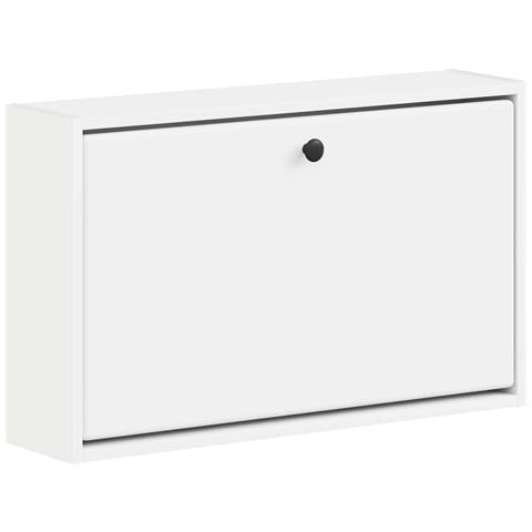 Mobiletto per Scarpe da Muro BREDA 71 x 17 x 43 cm Bianco - Foto 1
