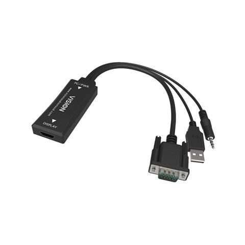 TC2-VGAHDMI2, Nero, RoHS, WEEE, CE / EMC, C-TICK, FCC, 3,6 cm, 7,8 cm, 1,4 cm, 17 cm - Foto 1