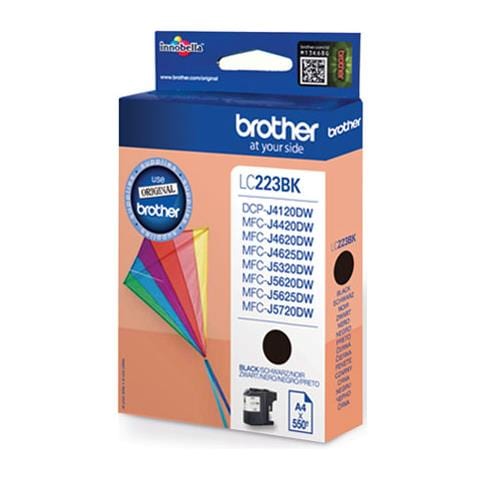 LC-223BK Cartuccia Ink Originale Nera per DCP-J4120DW MFC-J4420/4620 Capacità 550 Pagine  - Foto 1