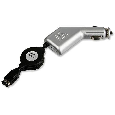 Speed-Link NDS Car Adapter, retractable, Cablato, Argento - Foto 1