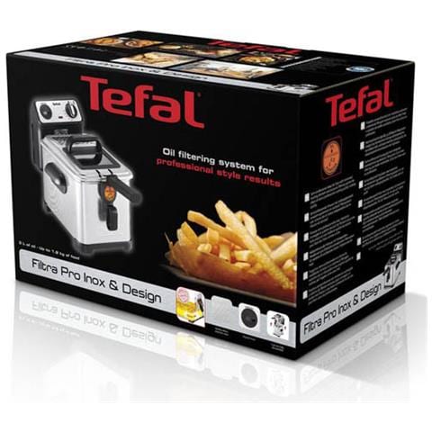 Friggitrice Professionale Filtra Pro Capacità 3 Litri Colore Acciaio inossidabile Potenza 2400w - Foto 3
