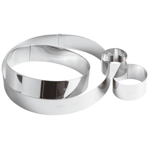Anello Per Mousse Cm 12 Pasticceria Inox - Foto 1