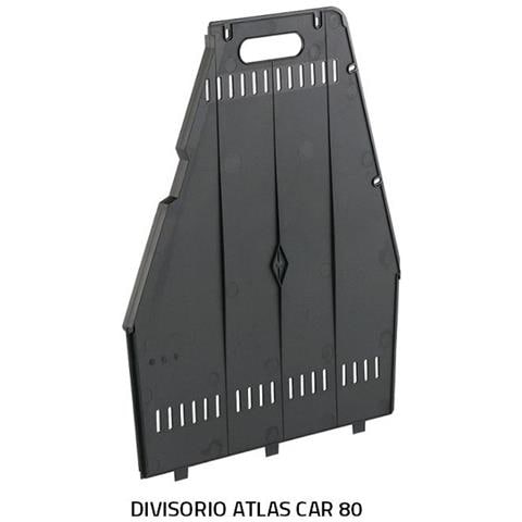 Divisorio Atlas Car - Divisorio Interno Per Trasportini Nero Maxi= 76 X 2 X H 69 Cm - Foto 1