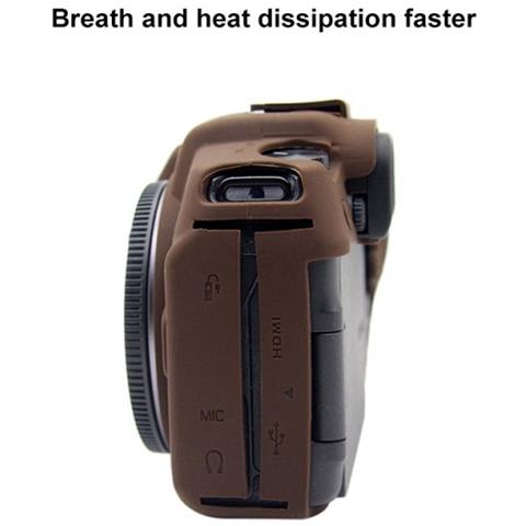 Custodia protettiva in silicone gomma più colori per fotocamera Canon EOS RP