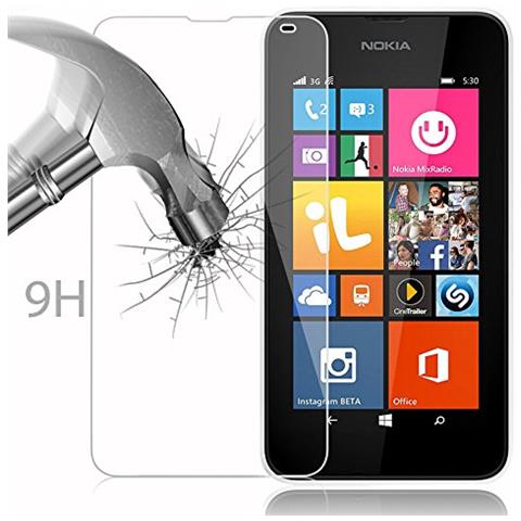 Pellicola Di Armatura Compatibile Con Nokia Lumia 535 In Elevata Trasparenza - Vetro Temperato (tempered) Di Protezione Del Display In Durezza 9h Con 3d Touch - Foto 2