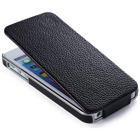 Iphone 5 / 5s / Se Caso In Vera Pelle Bianca Electroplating - Foto 2
