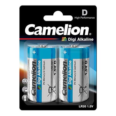 Batteria Digi Alkaline Mono D Lr20 (2 Pz.) - Foto 1