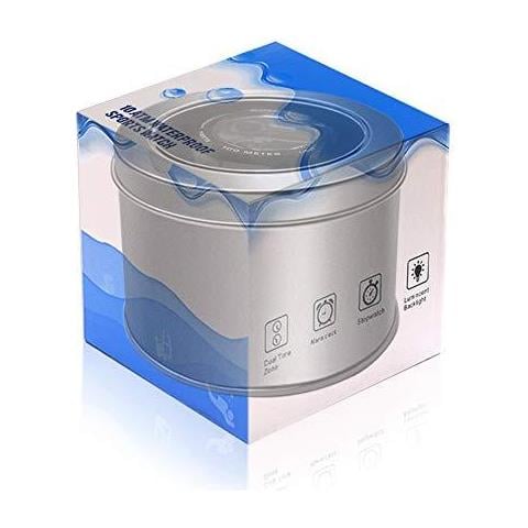 10 Atm Digitale Ad Immersione Subacquea Della Vigilanza 100m Water Resistant Schermo Lcd Nuoto Sport Orologio Da Polso Cronometro Luminoso Con Funzione Di Allarme - Foto 2