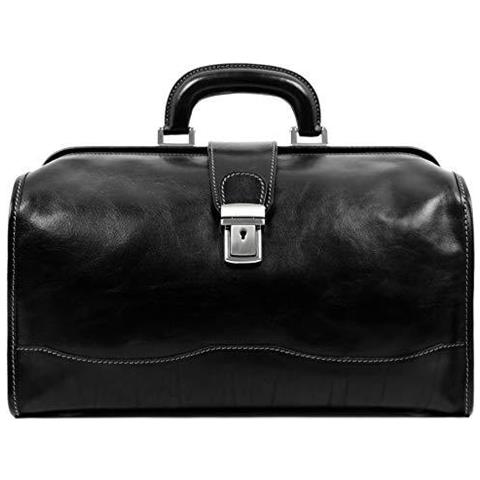 Medico In Pelle Borsa A Mano Crafted Stile Dellannata Medical Bag Small Black - Resistenza Tempo - Foto 1