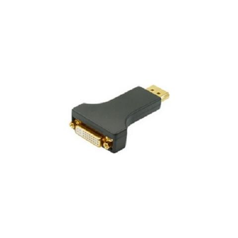 DisplayPort / DVI, DisplayPort, DVI, Maschio / femmina, Nero, Oro - Foto 1
