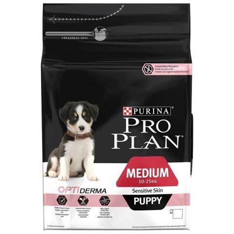 Cibo per Cani Pro Plan Medium Puppy Sensitive Skin Optiderma 3 Kg - Foto 2