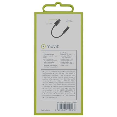 MUADP0025 cavo di interfaccia e adattatore USB C 3,5 mm Nero - Foto 8