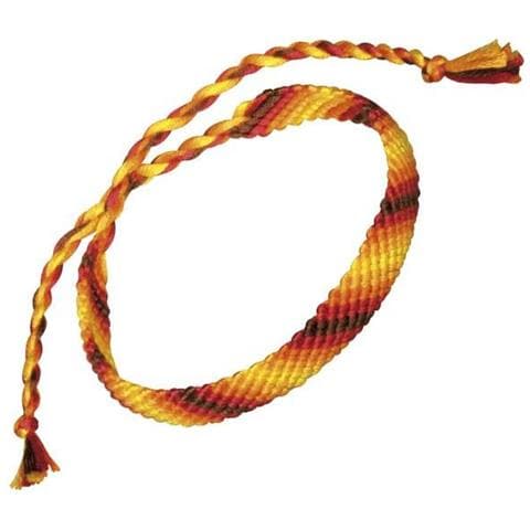 Filo Di Cotone Per Braccialetto Di Amicizia - Arancione - Foto 1
