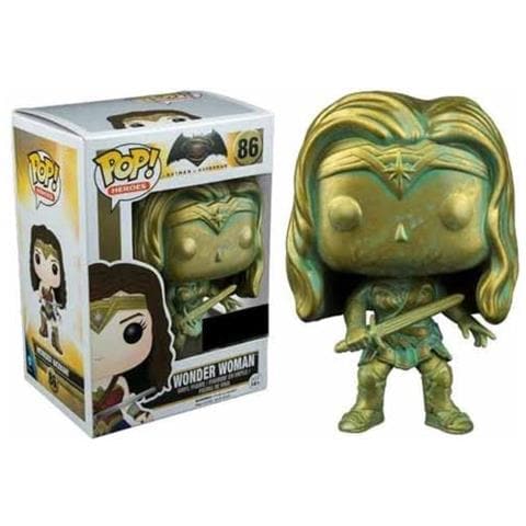 Batman V Superman Pop! Heroes Vinyl Figure Wonder Woman (patina) 9 Cm - Foto 1