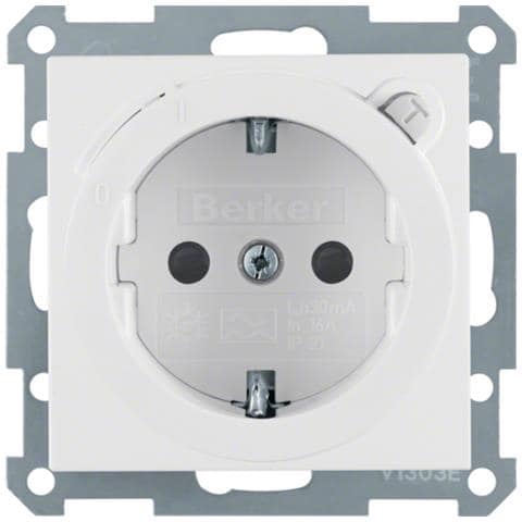 Berker 47081909 Presa Energia Tipo F Bianco - Foto 1
