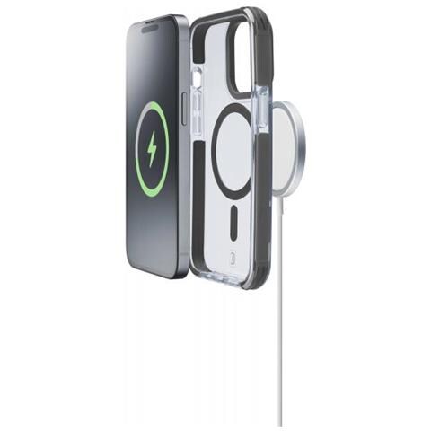 Cellularline Tetra Force Strong Guard Mag - Iphone 14 Pro Custodia Ultra Protettiva, Anti-shock Compatibile Con Ecosistema Apple Magsafe Nero - Foto 2