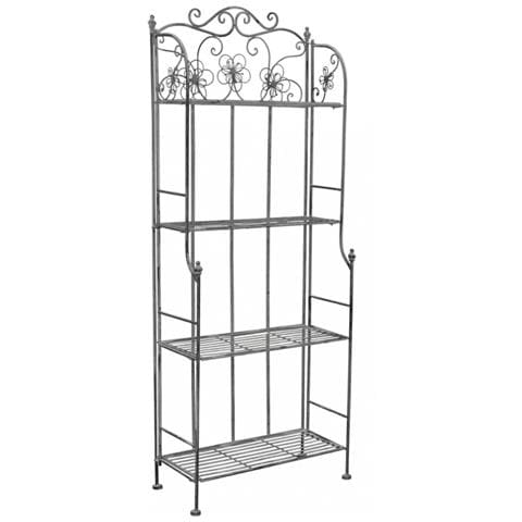 Étagère Floriance 4 Piani Bianco Ossidato - Foto 1