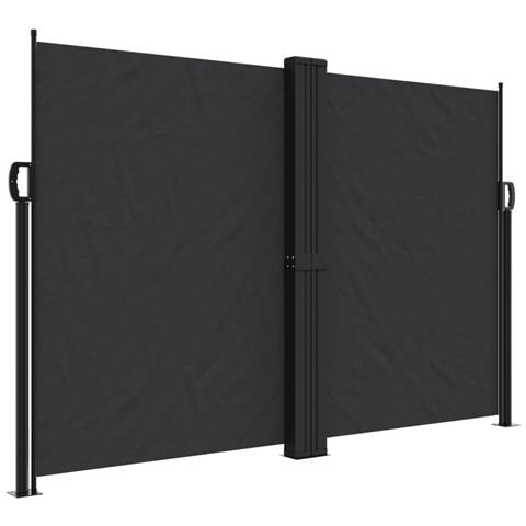 Tenda da Sole Laterale Retrattile Nera 160x1000 cm - Foto 1