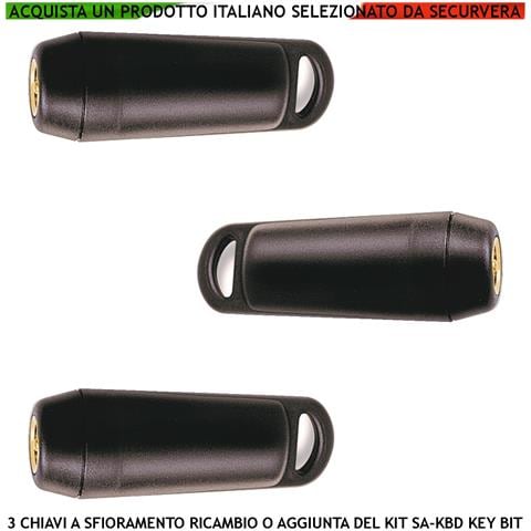 Chiave Elettronica Keybit 3 Pezzi Ricambio Amica Elisa Combivox Codici Sicurezza Personali 64 Bit Codice Univoco Conta - Foto 1