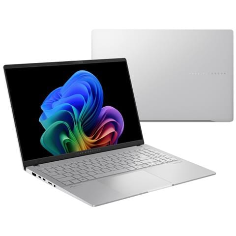 Notebook Vivobook S 15 S5507QA-MA006W Monitor 15.6" 3K Qualcomm Snapdragon X1E-78-100 Ram 16 GB SSD 1 TB 2 x 3.2 Gen 1 Type A Windows 11 Home - Foto 1