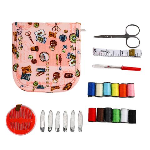 Set Di Aghi Per Cucire, Kit Da Cucito Con Custodia, Forbici, Set Di Stoffa Oxford Multicolor - Foto 1