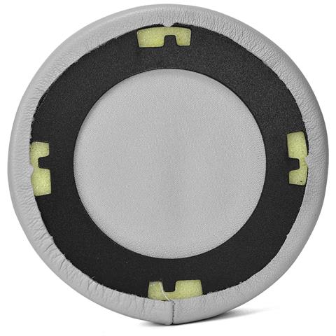 Cuscinetti Auricolari Di Ricambio In Pelle Di Pecora Per Cuffie - Confezione Da 2, Grigi Grey - Foto 5