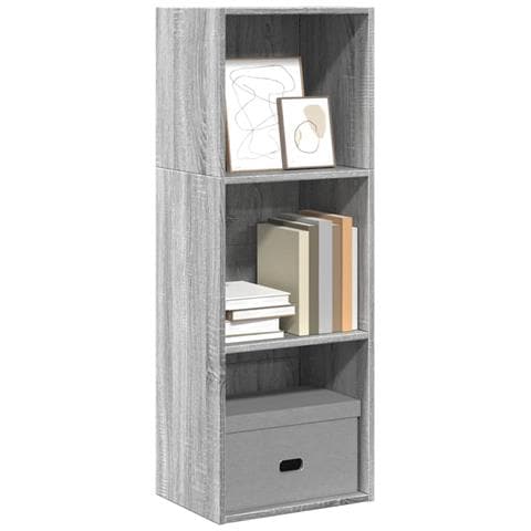 Libreria Grigio Sonoma 40x30x114 Cm In Legno Multistrato - Foto 1