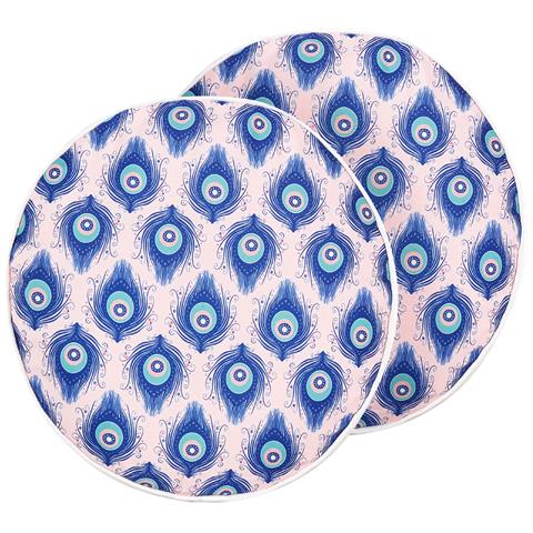 Set Di 2 Cuscini Ceriana 40 X 40 Cm Animalier Blu - Foto 2