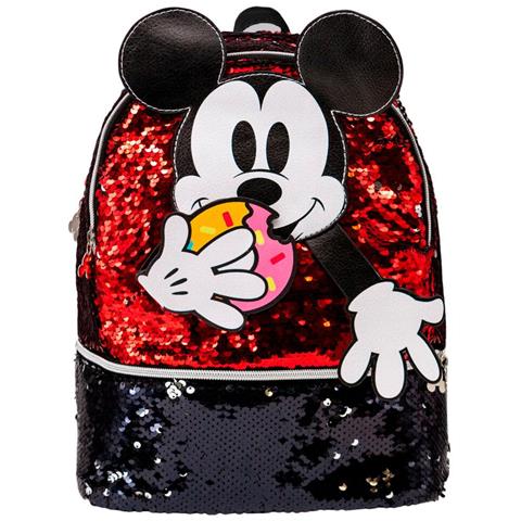 Disney Mickey Donut Paillettes Zaino 32cm - Foto 1