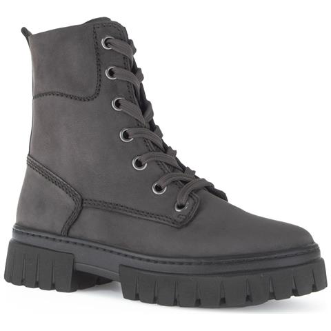 Grey Casual Closed Booties Stivaletti Pelle Scamosciata /nabuk Scarpe Donna Grigio Eu 36, 52.525.40 - Foto 1