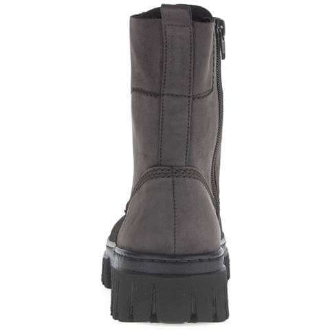 Grey Casual Closed Booties Stivaletti Pelle Scamosciata /nabuk Scarpe Donna Grigio Eu 36, 52.525.40 - Foto 3