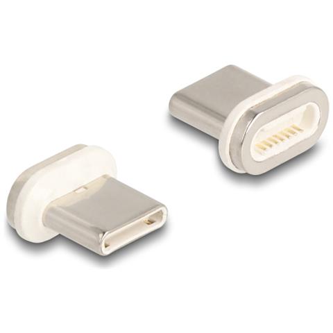66588 adattatore per inversione del genere dei cavi magnet USB C Oro, Bianco - Foto 1