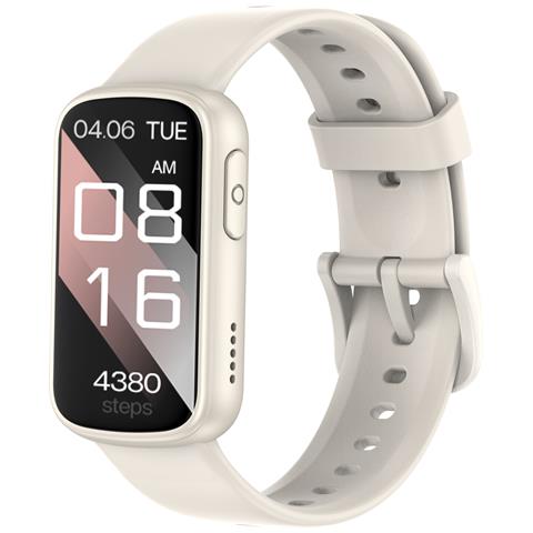 Smartwatch Con Cardiofrequenzimetro, Monitoraggio Del Sonno, Contapassi Beige - Foto 1