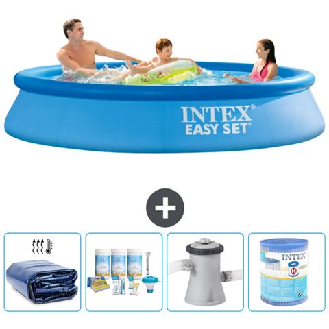 Piscina Fuori Terra - In Giro - 305x61 Cm - Blu - Include Accessori Coordinati A447 - Foto 1