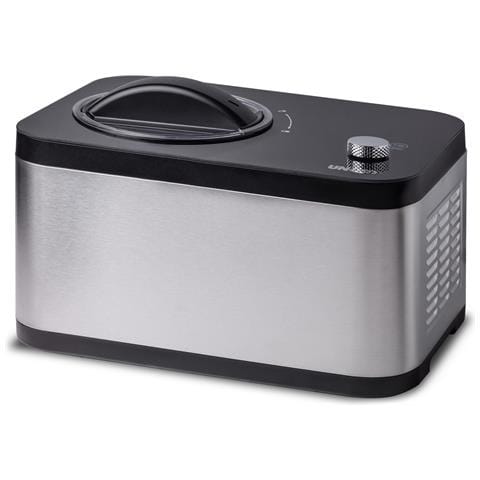 48826 Eismaschine & Joghurtbereiter EVA Gelatiera compressore 1,5 L 120 W Nero, Acciaio inox - Foto 2