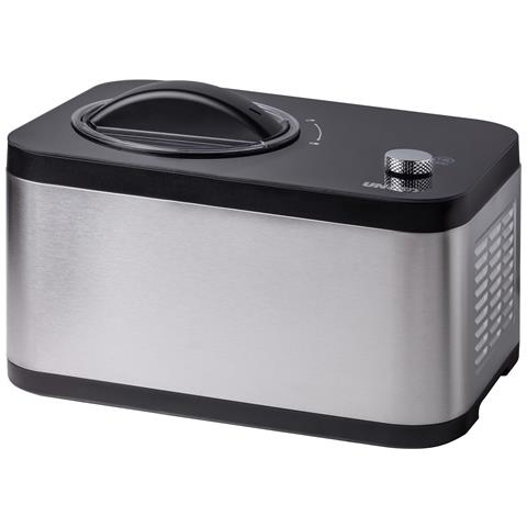 48826 Eismaschine & Joghurtbereiter EVA Gelatiera compressore 1,5 L 120 W Nero, Acciaio inox - Foto 1