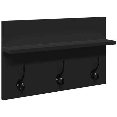 Set Mobili da Ingresso 4 pz Nero in Legno Multistrato - Foto 9