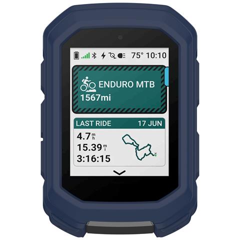 Custodia Protettiva In Silicone Per Garmin Edge Mtb: Protezione E Stile Per Il Tuo Ciclocomputer Blue - Foto 6
