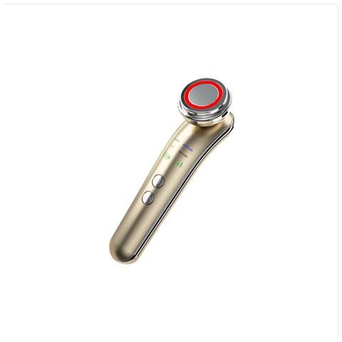 Massaggiatore Facciale A Led A 3 Colori Per Rassodamento Della Pelle E Pulizia Profonda Gold - Foto 2