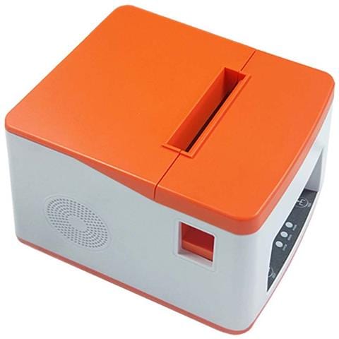 Stampante Termica Per Ricevute Da 58 Mm Con Taglio Automatico - Connettività Usb + Bluetooth White+orange - Foto 1