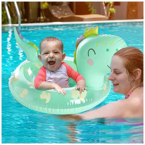 Ciambella Gonfiabile Verde Shengou Per Bambini Dai 6 Mesi - Foto 2