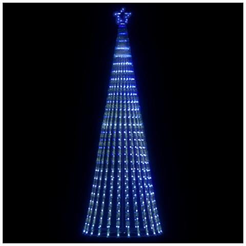 Albero di Natale a LED 475 LED Blu 247 cm - Foto 2