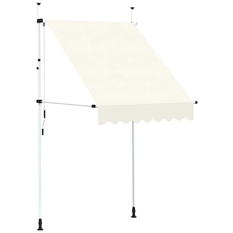 Lusso Casadino -  Tenda Da Sole Retrattile Manuale 150 Cm Crema - Foto 1