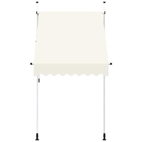 Lusso Casadino -  Tenda Da Sole Retrattile Manuale 150 Cm Crema - Foto 2