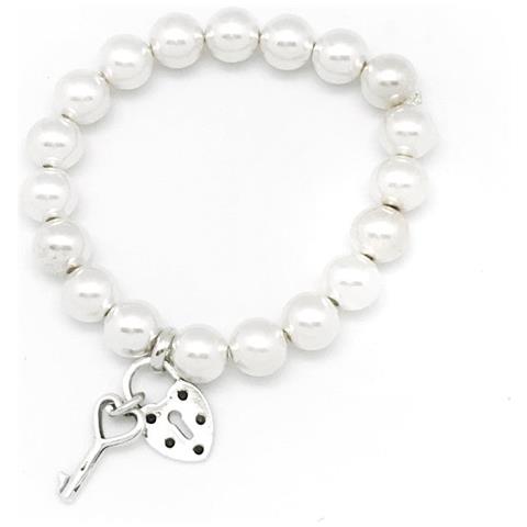 Bracciale Love Mini Chiave E Lucchetto In Argento - Foto 1