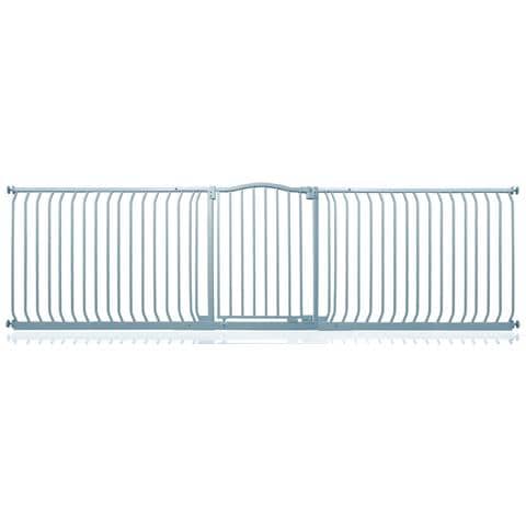 Safetots Cancelletto Di Sicurezza Con Parte Superiore Incurvata, 271cm - 280cm, Grigio Opaco - Foto 1