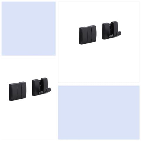 Ganci A Parete Piegaibili Nascosti 4-pack, Lega Di Zinco Salvaspazio Senza Fori Per Bagno, Armadio E Ingresso - Foto 2