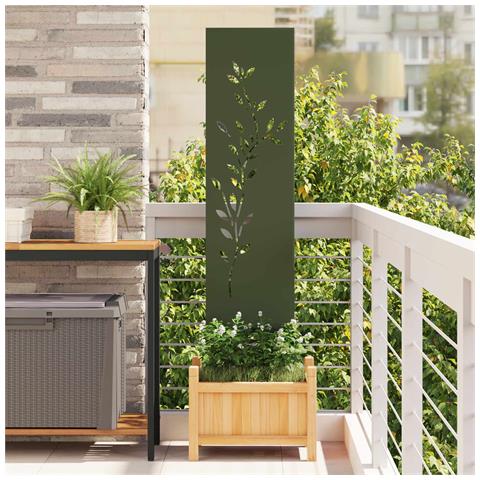 Schermo per privacy in giardino Oliver verde 32 x 140 cm - Foto 2